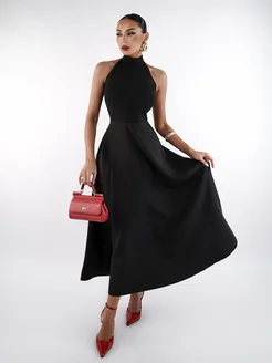 Платье вечернее праздничное на выпускной с открытой спиной